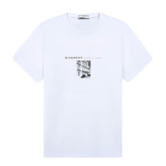 Kaos Givenchy Bermotif, Unisex -J-44