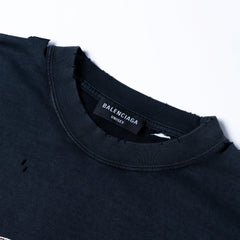 Kaos Pendek Balenciaga dengan Motif Gambar/Cetak, Cocok untuk Pria dan Wanita -BL-27