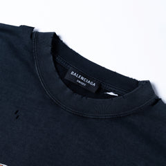 Kaos Pendek Balenciaga dengan Motif Gambar/Cetak, Cocok untuk Pria dan Wanita -BL-28