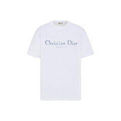 Kaos Pendek DIOR dengan Motif Gambar/Cetak, Cocok untuk Pria dan Wanita -D-14