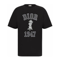 Kaos Pendek DIOR dengan Motif Gambar/Cetak, Cocok untuk Pria dan Wanita -D-03