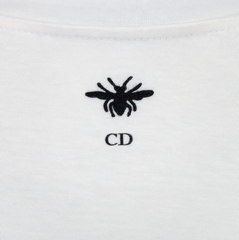 Kaos Pendek DIOR dengan Motif Gambar/Cetak, Cocok untuk Pria dan Wanita -D-20