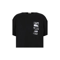 Kaos Pendek DIOR dengan Motif Gambar/Cetak, Cocok untuk Pria dan Wanita -D-19