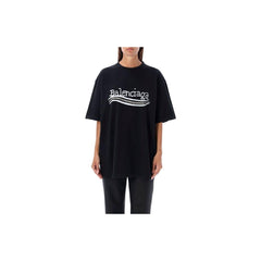 Kaos Pendek Balenciaga dengan Motif Gambar/Cetak, Cocok untuk Pria dan Wanita -BL-10