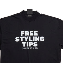 Kaos Pendek Balenciaga dengan Motif Gambar/Cetak, Cocok untuk Pria dan Wanita -BL-45