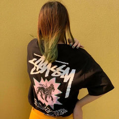 STUSSY Kaos Oversize Original - Kualitas Terbaik, Unisex, COD'-S-100