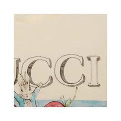 GUCCI Kaos Peter Rabbit SS24 Motif Logo Kartun Lengan Pendek Motif Stroberi-G-126
