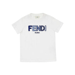 Kaos Pendek FENDI dengan Motif Gambar/Cetak, Cocok untuk Pria dan WanitaF-14