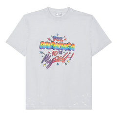 Kaos Pendek Balenciaga dengan Motif Gambar/Cetak, Cocok untuk Pria dan Wanita -BL-11