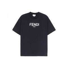 Kaos Pendek FENDI dengan Motif Gambar/Cetak, Cocok untuk Pria dan WanitaF-24