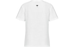 Kaos Pendek DIOR dengan Motif Gambar/Cetak, Cocok untuk Pria dan Wanita -D-20