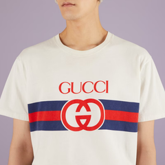 GUCCI Kaos Oversize Original - Kualitas Terbaik, Unisex, COD '" G-49