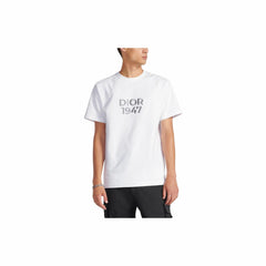 Kaos Pendek DIOR dengan Motif Gambar/Cetak, Cocok untuk Pria dan Wanita -D-13