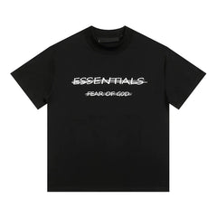 FEAR OF GOD Kaos lengan pendek original merek streetwear fashion dengan model super oversized (sangat longgar).FG-9705