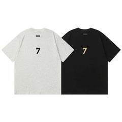 FEAR OF GOD Kaos lengan pendek original merek streetwear fashion dengan model super oversized (sangat longgar).FG-9702