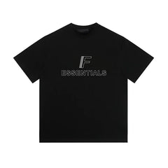 FEAR OF GOD Kaos lengan pendek original merek streetwear fashion dengan model super oversized (sangat longgar).FG-9713