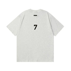 FEAR OF GOD Kaos lengan pendek original merek streetwear fashion dengan model super oversized (sangat longgar).FG-9702