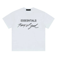 FEAR OF GOD Kaos lengan pendek original merek streetwear fashion dengan model super oversized (sangat longgar).FG-9703
