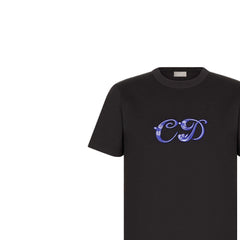 Kaos Pendek DIOR dengan Motif Gambar/Cetak, Cocok untuk Pria dan Wanita -D-16
