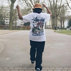 STUSSY Kaos Oversize Original - Kualitas Terbaik, Unisex, COD'-S-101