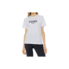 Kaos Pendek FENDI dengan Motif Gambar/Cetak, Cocok untuk Pria dan WanitaF-06