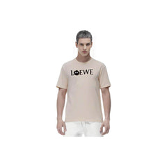 Kaos Pendek LOEWE dengan Motif Gambar/Cetak, Cocok untuk Pria dan Wanita -LE-10