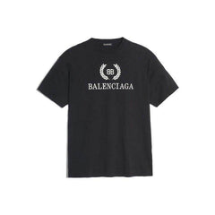 Kaos Pendek Balenciaga dengan Motif Gambar/Cetak, Cocok untuk Pria dan Wanita -BL-16
