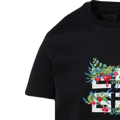 Kaos Givenchy Bermotif, Unisex -J-11