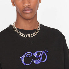 Kaos Pendek DIOR dengan Motif Gambar/Cetak, Cocok untuk Pria dan Wanita -D-16