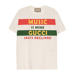 GUCCI Kaos Logo Seri Huruf, Unisex, COD" G-59