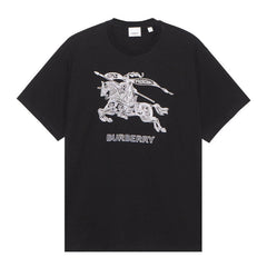Burberry Kaos Logo Seri Huruf, Unisex, COD '"B-10
