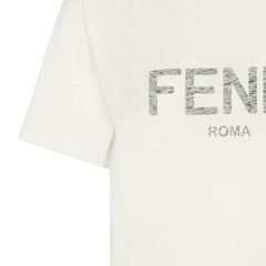Kaos Pendek FENDI dengan Motif Gambar/Cetak, Cocok untuk Pria dan WanitaF-08
