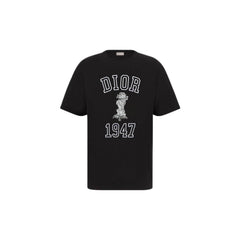 Kaos Pendek DIOR dengan Motif Gambar/Cetak, Cocok untuk Pria dan Wanita -D-03
