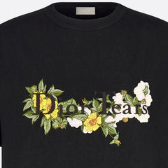 Kaos Pendek DIOR dengan Motif Gambar/Cetak, Cocok untuk Pria dan Wanita -D-11