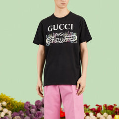 GUCCI Kaos Oversize Original - Kualitas Terbaik, Unisex, COD '" G-43