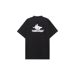 Kaos Pendek Balenciaga dengan Motif Gambar/Cetak, Cocok untuk Pria dan Wanita -BL-17