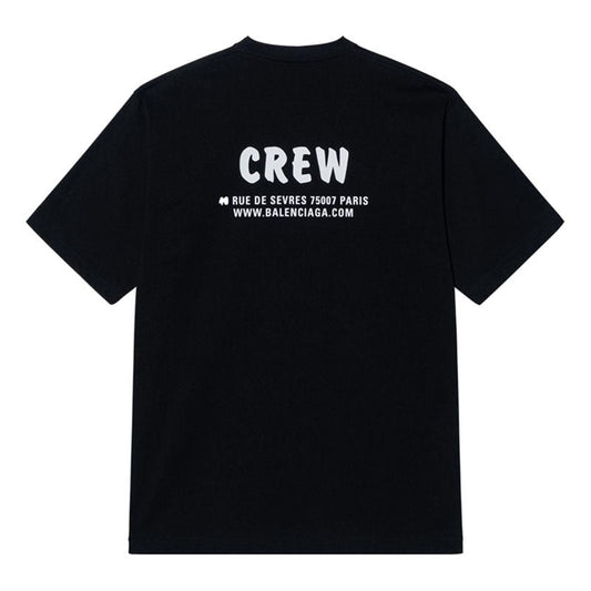 Kaos Pendek Balenciaga dengan Motif Gambar/Cetak, Cocok untuk Pria dan Wanita -BL-41