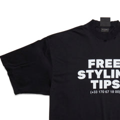 Kaos Pendek Balenciaga dengan Motif Gambar/Cetak, Cocok untuk Pria dan Wanita -BL-45