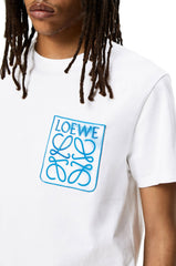 Kaos Pendek LOEWE dengan Motif Gambar/Cetak, Cocok untuk Pria dan Wanita -LE-03