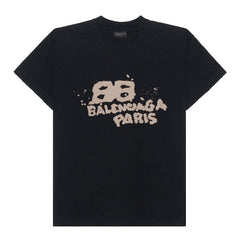 Kaos Pendek Balenciaga dengan Motif Gambar/Cetak, Cocok untuk Pria dan Wanita -BL-18