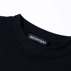 Kaos Pendek Balenciaga dengan Motif Gambar/Cetak, Cocok untuk Pria dan Wanita -BL-41