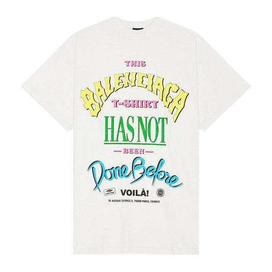 Kaos Pendek Balenciaga dengan Motif Gambar/Cetak, Cocok untuk Pria dan Wanita -BL-33
