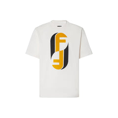 Kaos Pendek FENDI dengan Motif Gambar/Cetak, Cocok untuk Pria dan WanitaF-37