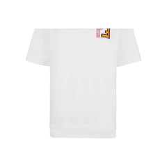 Kaos Pendek FENDI dengan Motif Gambar/Cetak, Cocok untuk Pria dan WanitaF-25