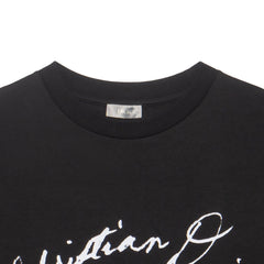 Kaos Pendek DIOR dengan Motif Gambar/Cetak, Cocok untuk Pria dan Wanita  -D-04