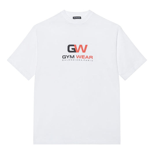Kaos Pendek Balenciaga dengan Motif Gambar/Cetak, Cocok untuk Pria dan Wanita -BL-32