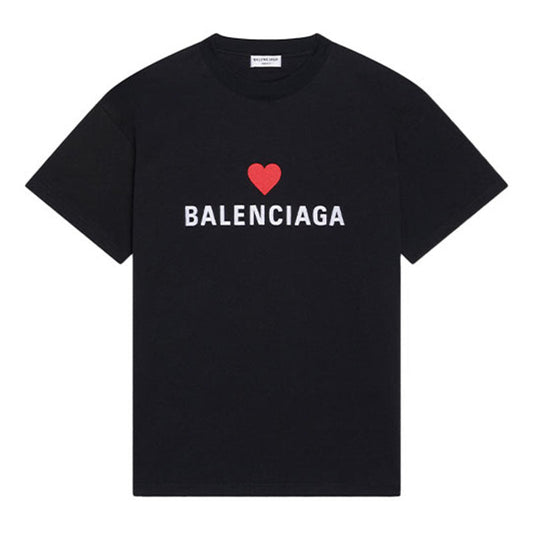 Kaos Pendek Balenciaga dengan Motif Gambar/Cetak, Cocok untuk Pria dan Wanita -BL-38