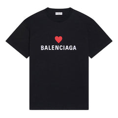 Kaos Pendek Balenciaga dengan Motif Gambar/Cetak, Cocok untuk Pria dan Wanita -BL-38