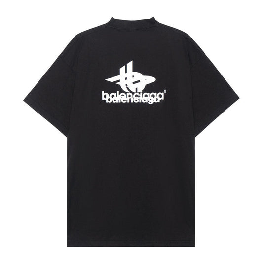 Kaos Pendek Balenciaga dengan Motif Gambar/Cetak, Cocok untuk Pria dan Wanita -BL-17