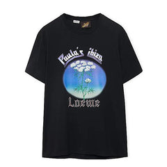 Kaos Pendek LOEWE dengan Motif Gambar/Cetak, Cocok untuk Pria dan Wanita -LE-12